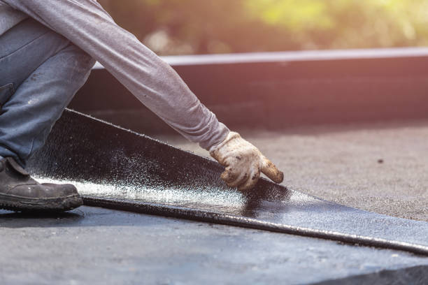 Professional Waterproofing technician working in Mount Victory, OH
